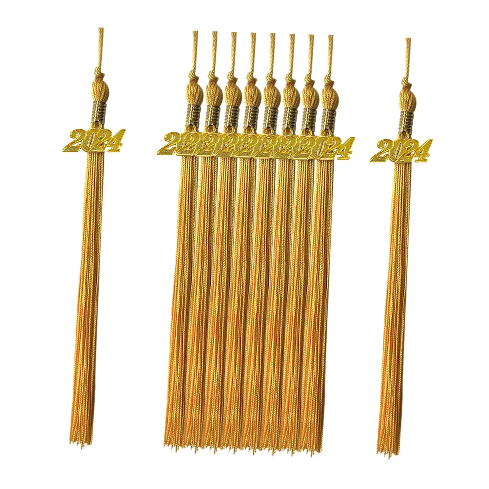 Borlas para birrete de graduación infantil con colgante dorado - imagen 3