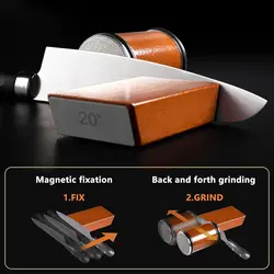 Afilador magnético para cuchillos de Chef – Ángulo 15° y 20°