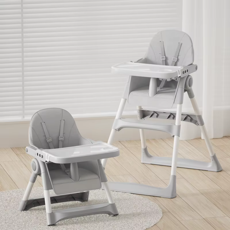 Silla de comedor infantil multifuncional con altura ajustable