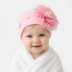 Gorro bebé recién nacido de algodón suave para niñas