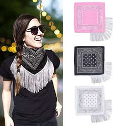 Bandana vaquera con flecos y borlas para despedida de soltera