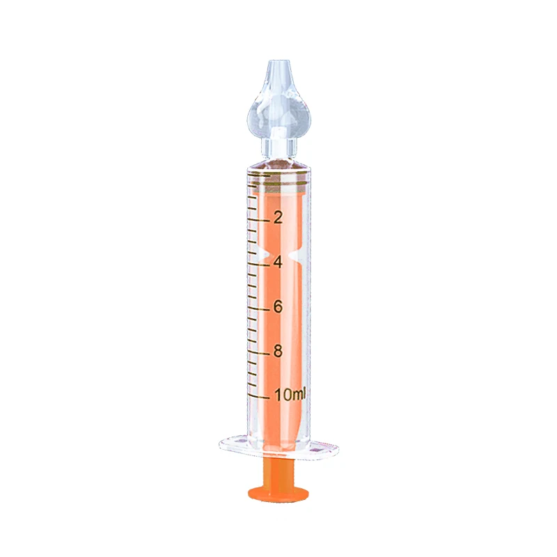 Aspirador nasal con punta de silicona médica