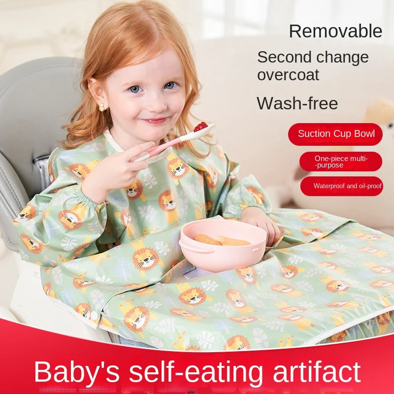 Babero impermeable de silicona para bebés - imagen 3