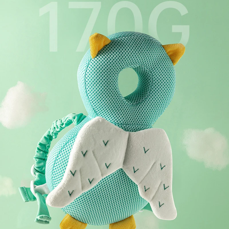 Almohada protectora antivuelco para bebé – Diseño abejaacolchada - imagen 3