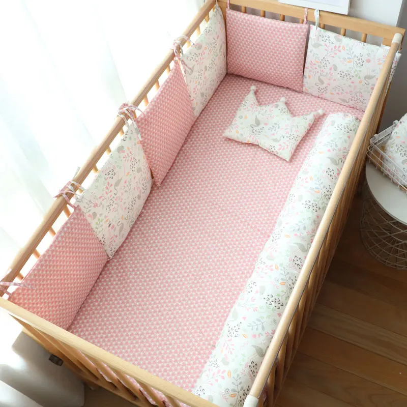 Protector de cuna grueso y suave para bebé - Decoración nórdica - imagen 5