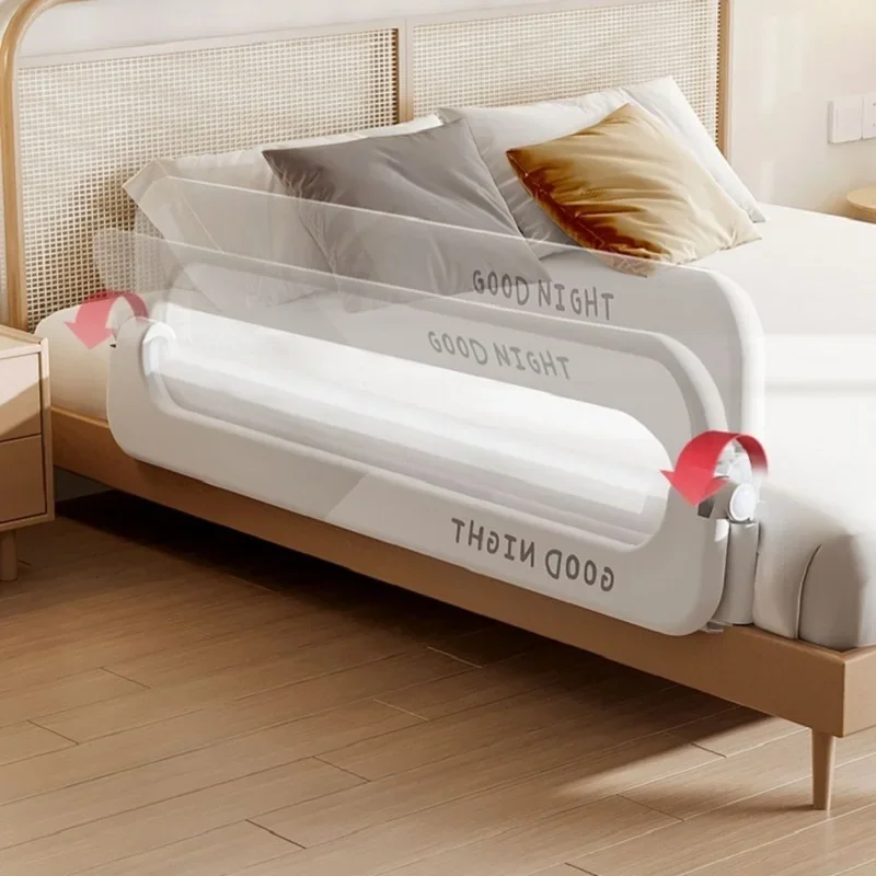 Barandilla plegable para cama de bebé – Protectora anticaída infantil - imagen 2