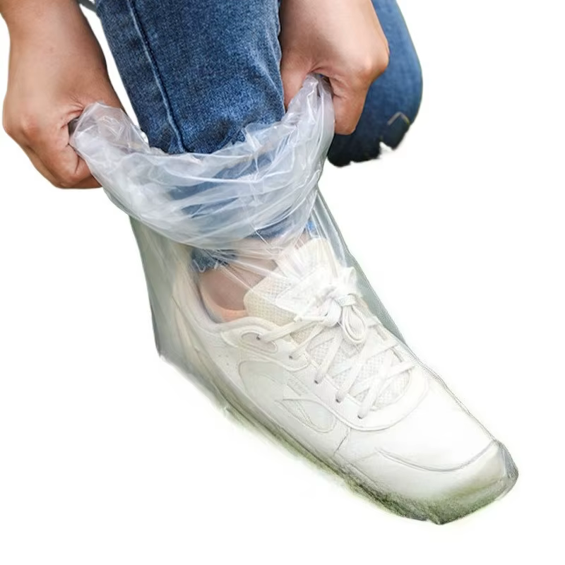 Cubrecalzado impermeable para lluvia con suela antideslizante