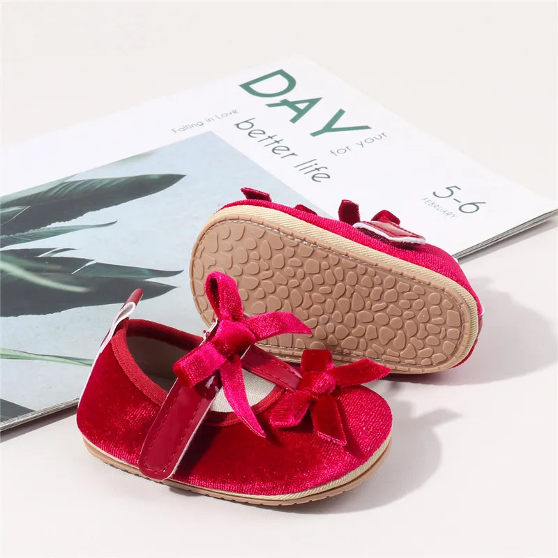Zapatos primeros caminantes niña con lazo - suela blanda, princesa - imagen 4