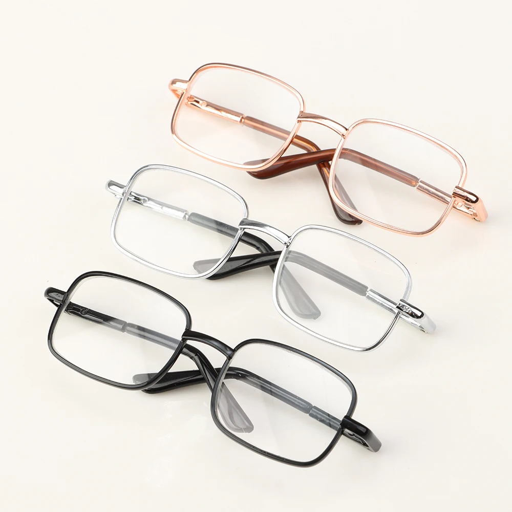 Gafas rectangulares miniatura para muñecas – Estilo vintage - imagen 2