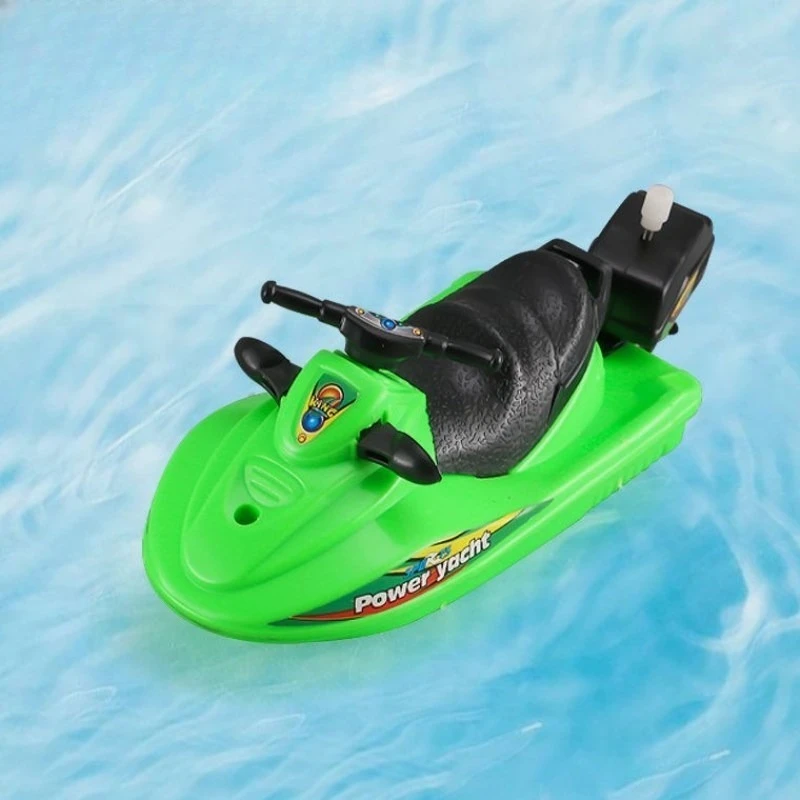 Juguete de baño lancha rápida flotante con cuerda - imagen 2