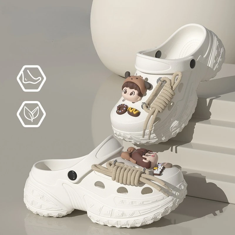 Pantuflas antideslizantes con plataforma EVA para niña - imagen 3