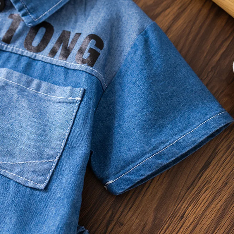 Conjunto de verano para niño: vaqueros y camiseta de manga corta - imagen 3