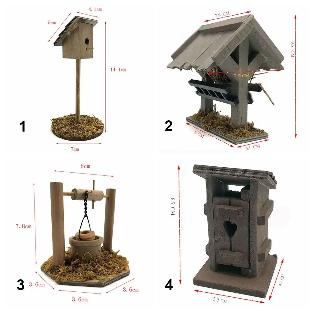 Letrina/elemento miniatura para decoraciones
