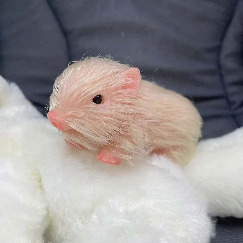 Muñeca Reborn lechón silicona – Realista mini cerdito para bebé - imagen 2