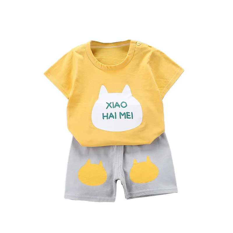 Conjunto de verano infantil en algodón: camiseta manga corta - imagen 2