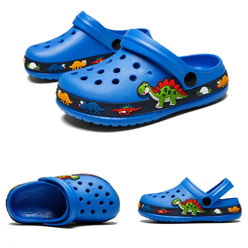 Sandalias infantiles con dinosaurios y unicornios antideslizantes - imagen 2