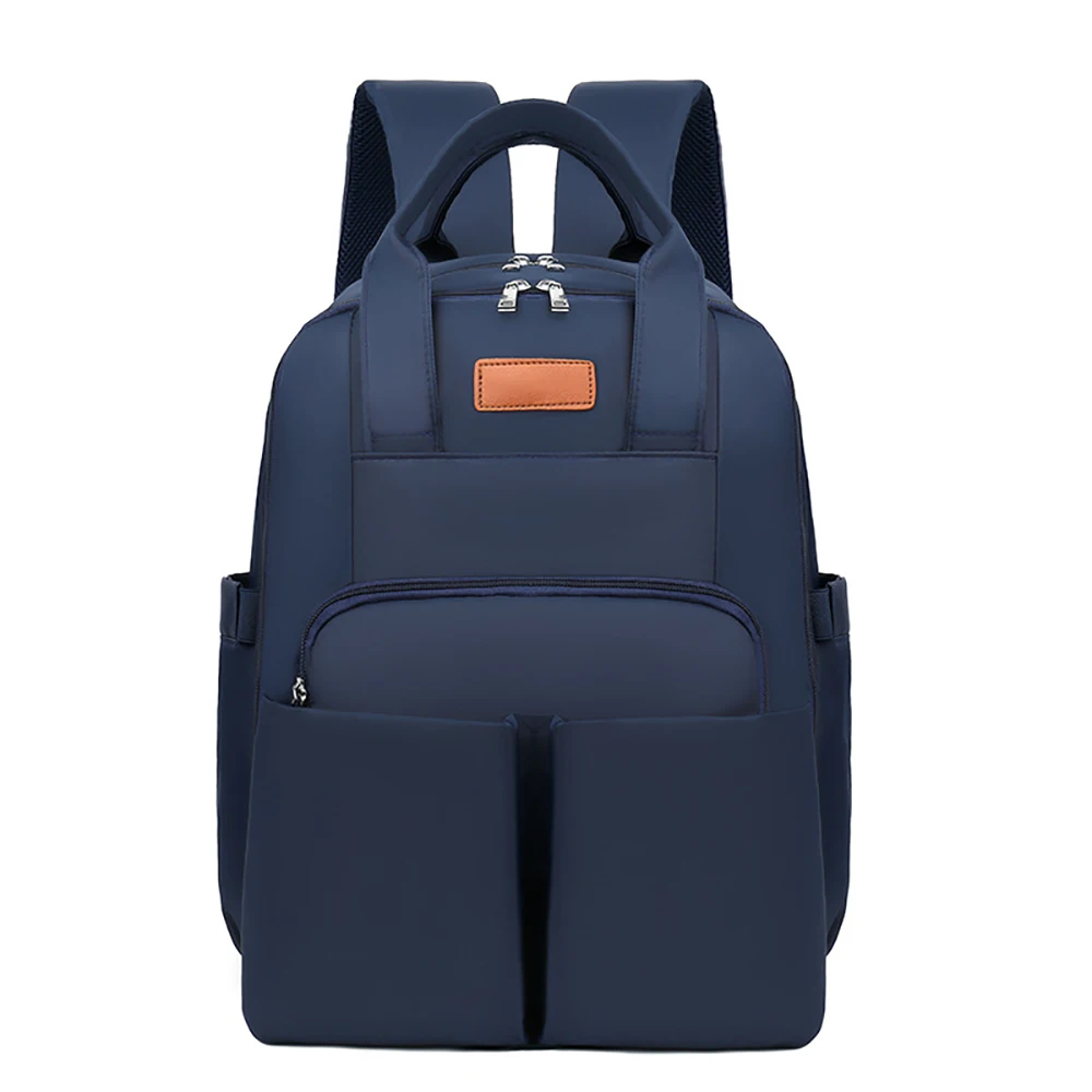 Bolsa de pañales estilo mochila minimalista con multibolsillos