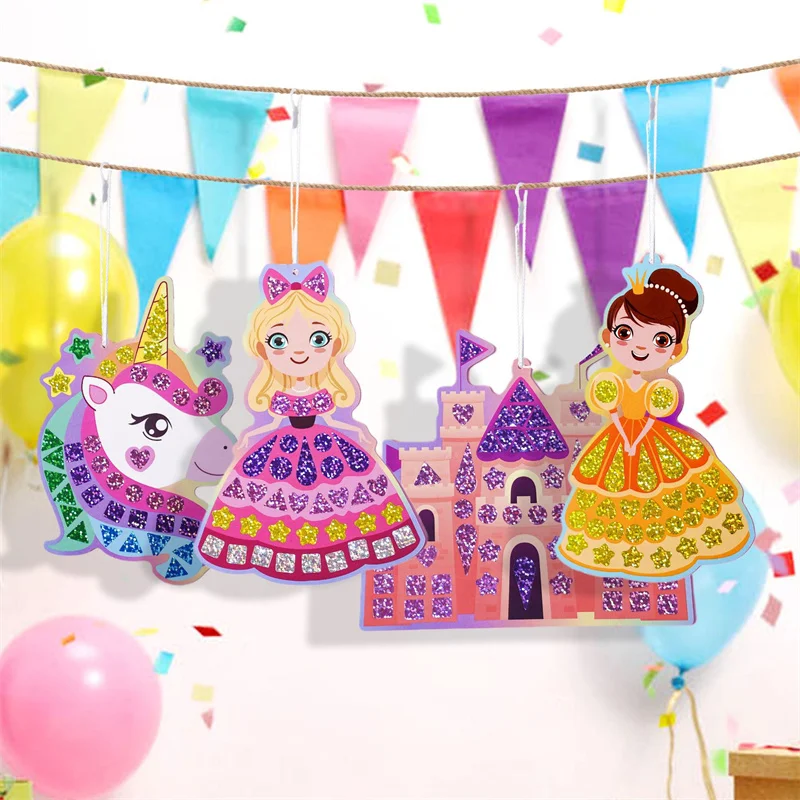 Kit mosaico holográfico infantil Miuioee