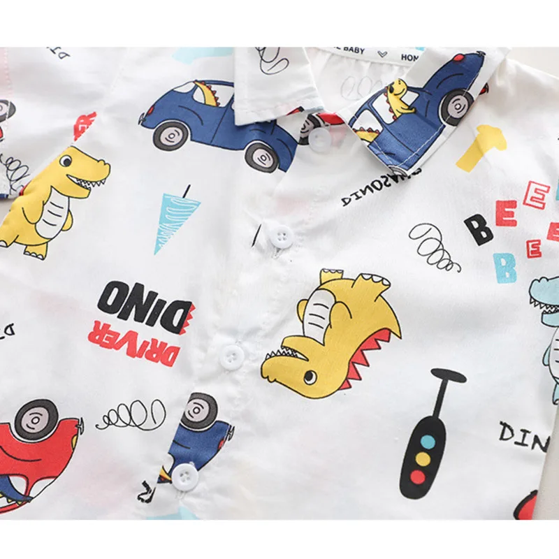 Ropa de verano para bebé: camiseta estampada y pantalón corto - imagen 3