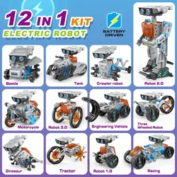 Kit de robot solar educativo con experimentos y montaje manual