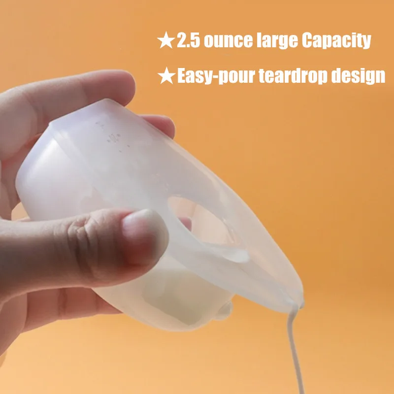 Colector de leche materna de silicona - Reutilizable y seguro - imagen 4