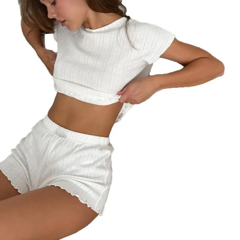 Pijama de verano manga corta holgado estilo americano - imagen 3
