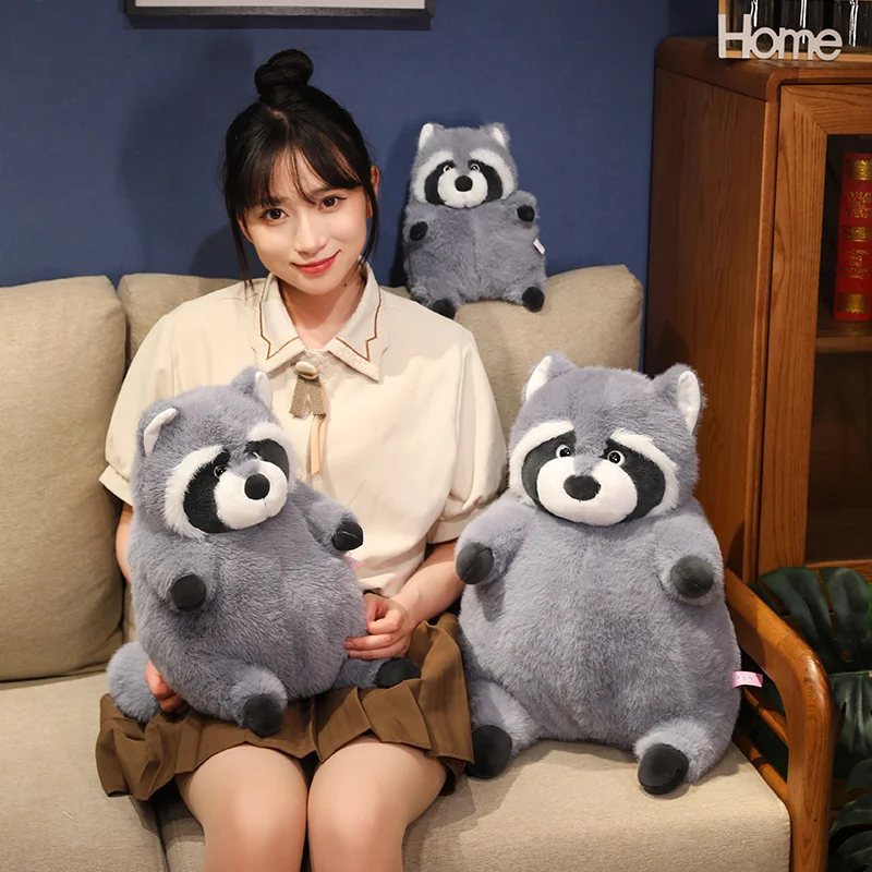 Peluche redondo con aspecto mullido