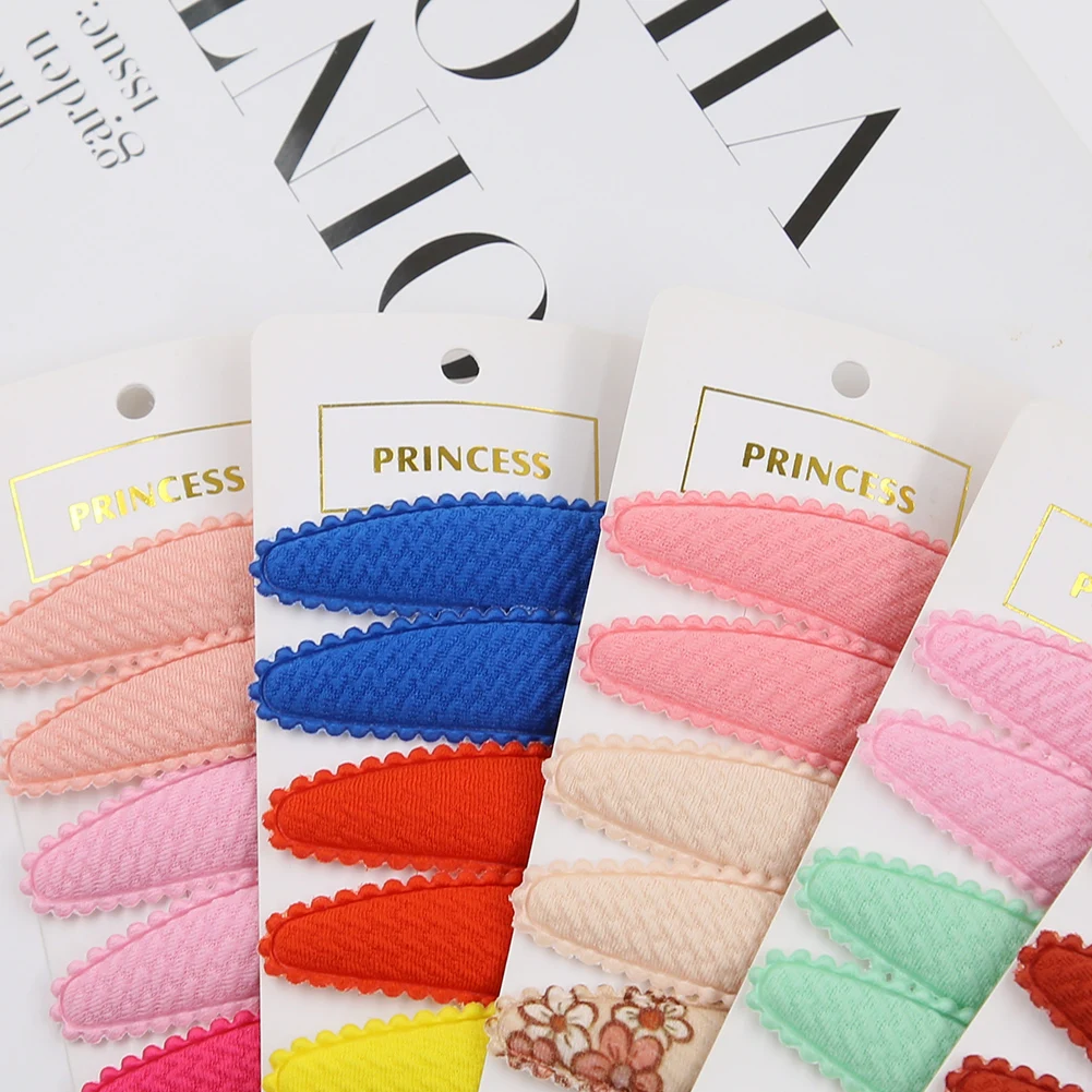 Pinzas tipo bala con lazo floral para niña – pack de 10 piezas - imagen 3