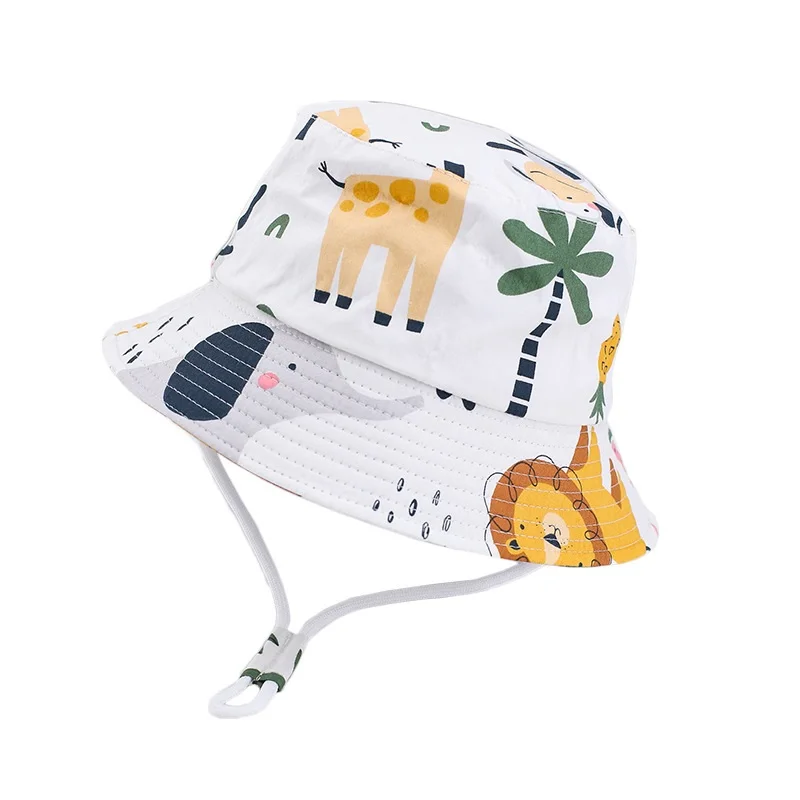 Sombrero cubo UV para bebé niña – Protección solar