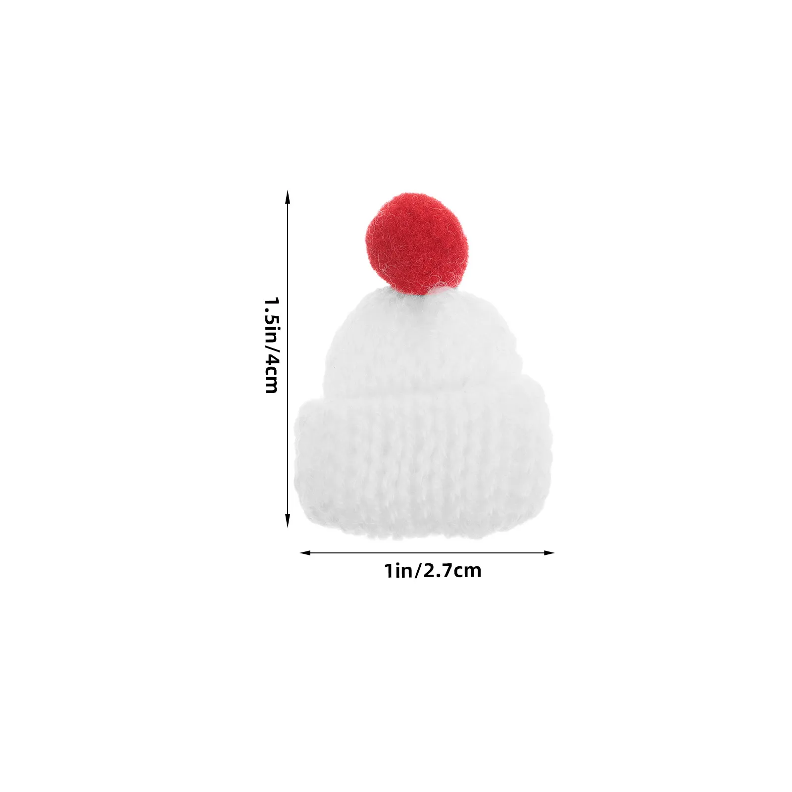 Gorro de Santa Claus tejido a mano para bebé navideño - imagen 4