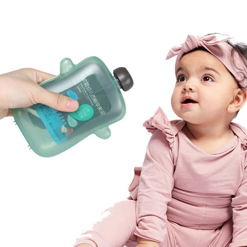 Bolsa de comida con soporte y exprimidor infantil sin desorden - imagen 4