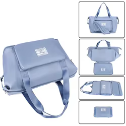 Bolsa maternal espaciosa con organizador de pañales para bebé