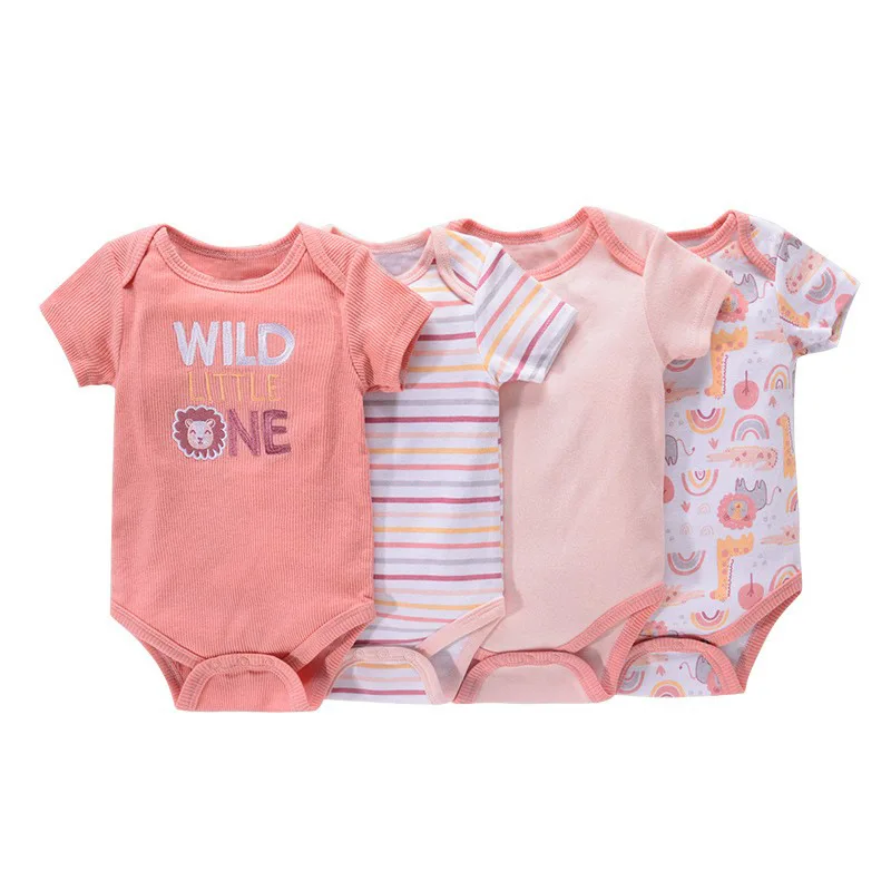 Conjunto de verano manga corta bebé unisex tejido ligero - imagen 3