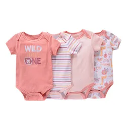Conjunto de verano manga corta bebé unisex tejido ligero