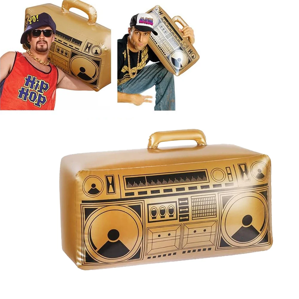 Accesorios inflables para fiesta años 90 con temática hip hop - imagen 5
