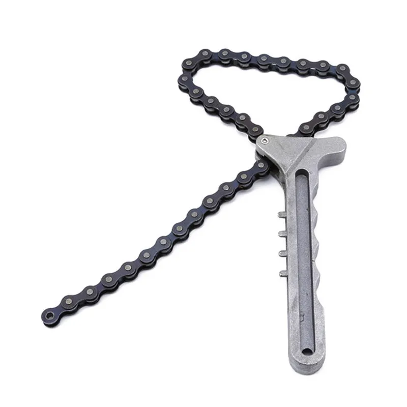 Llave de cadena en uso