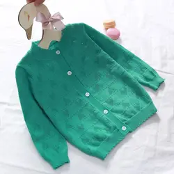 Cárdigan grueso de punto azul para niño – Jersey de invierno Otoño