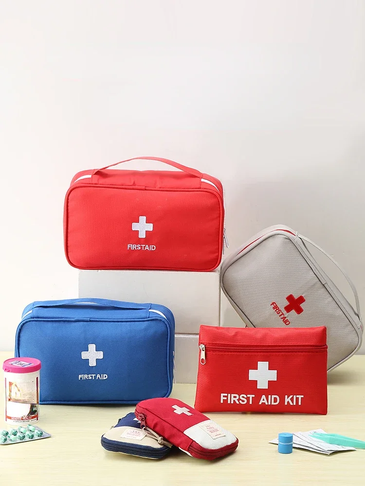 Botiquín familiar de primeros auxilios portátil con funda textil