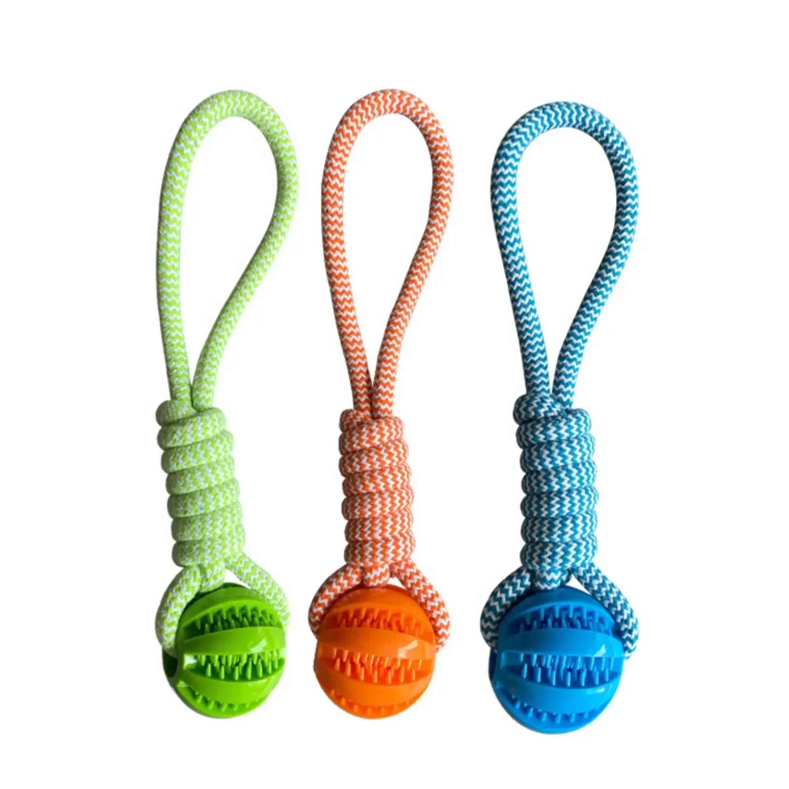 Pelota de goma con ranuras para dispensar golosinas