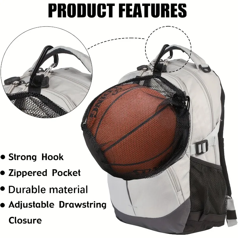 Bolsa de malla plegable ideal para llevar a entrenamientos