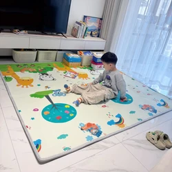 Alfombra de juegos acolchada anticaídas no tóxica para niños