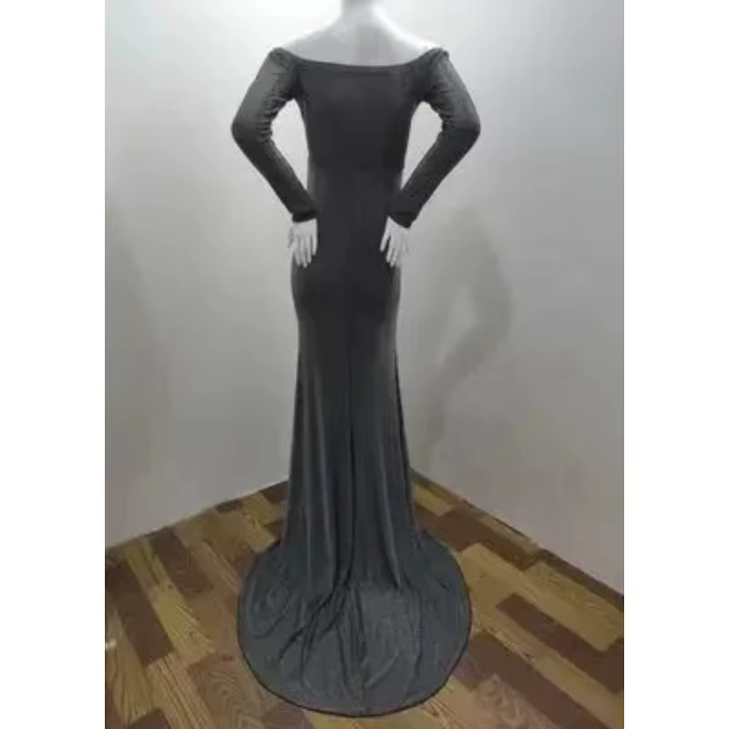 Vestido de maternidad para fotos – largo elegante premamá - imagen 3