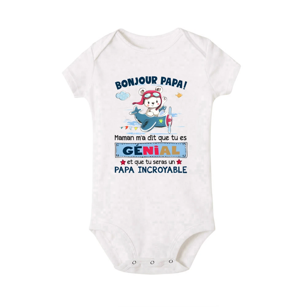 Body de bebé «Hello Papa» para anunciar el embarazo - imagen 3