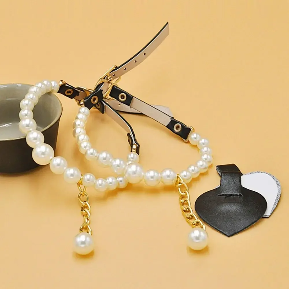 Cadena de tobillo con perlas para tacones altos en calzado mujer - imagen 5