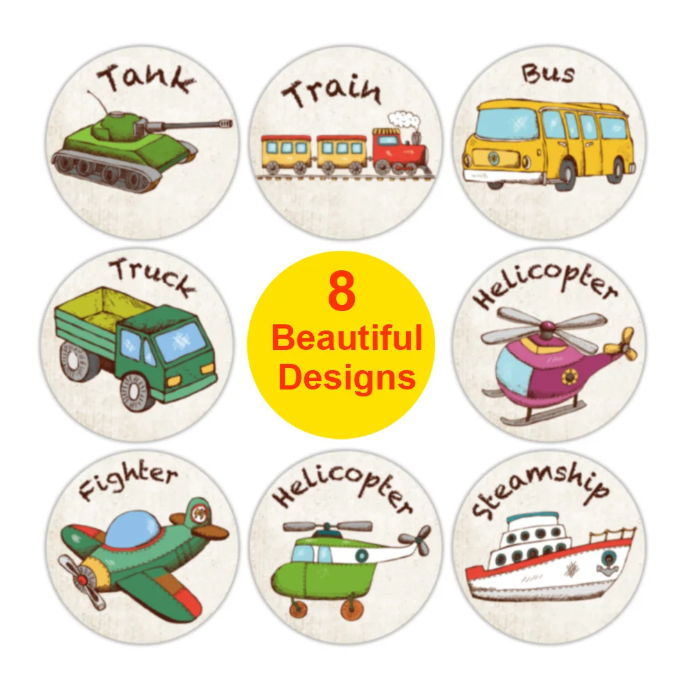 Vinilos decorativos de camiones de construcción para habitación infantil - imagen 4