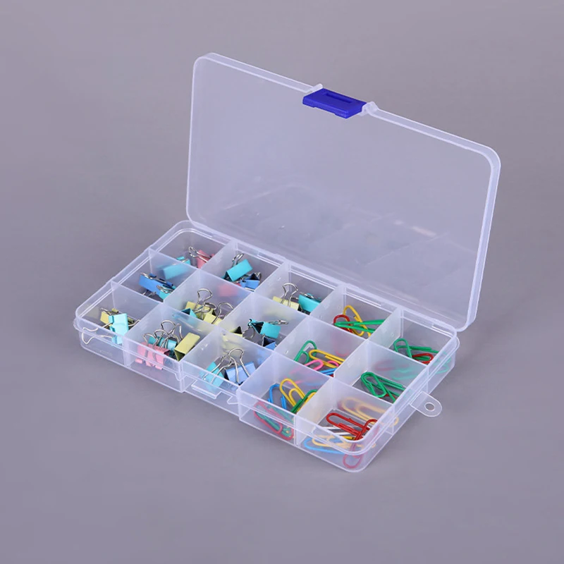 Caja organizadora transparente portátil para joyas y accesorios - imagen 2