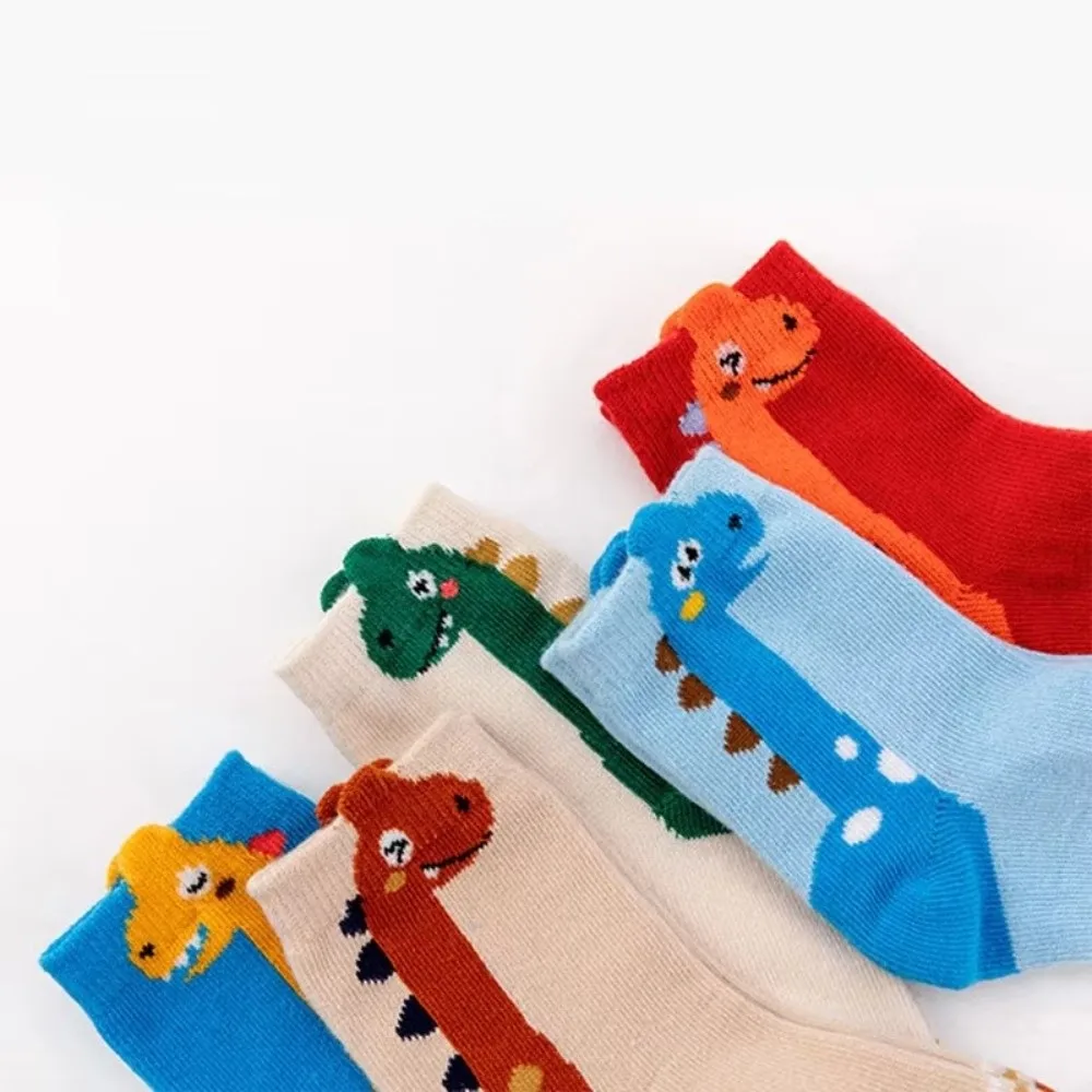 Calcetines de algodón transpirable con estampado infantil para niñas - imagen 2