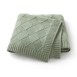 Manta de bebés para recién nacido – Funda de cochecito de algodón blando