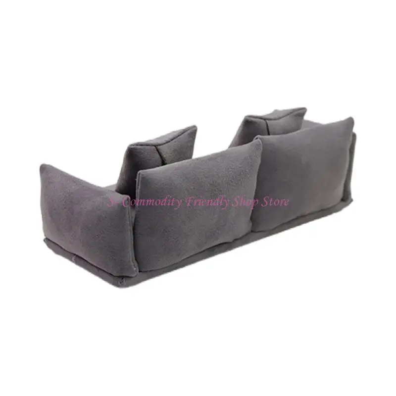 Sofá para casa de muñecas en madera, decoración - imagen 4