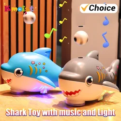 Juguete de arrastre tiburón con luces y sonidos para bebés